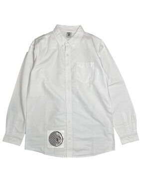 Jam Burner Oxford Los Angeles Designer Brand Sam Jayne Graphic Art to Wear Large